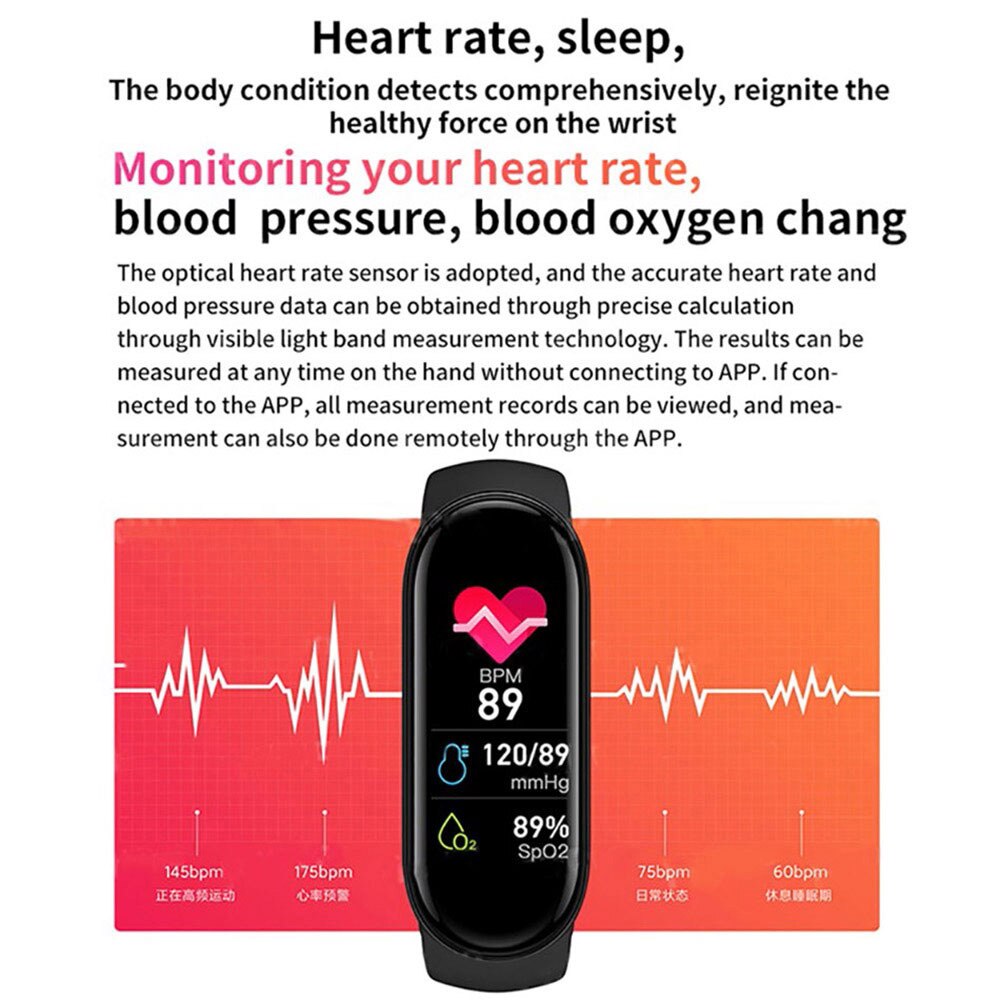Αδιάβροχο Βιομετρικό Smartwatch Άθλησης Health & Fitness® Daily - Activity Tracker με Μετρητη Καρδιακού Παλμού, Πιεσόμετρο, Οξύμετρο, Ποιότητα Ύπνου, Βηματομετρητή, Θερμιδομετρητή, Χρονόμετρο Smart Band Ρολόι
